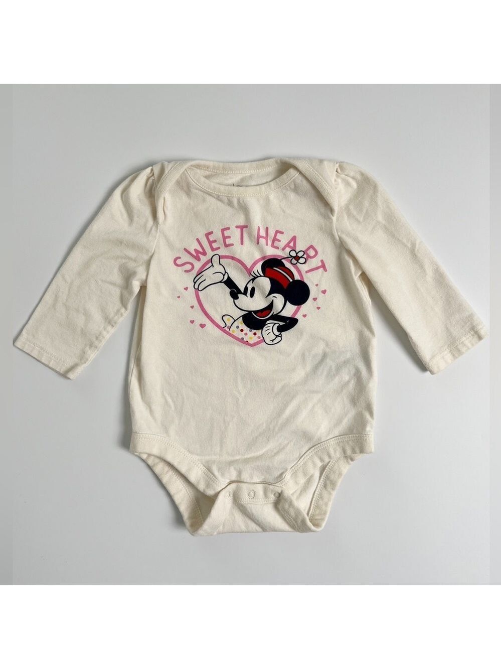🩵 4/$20 Gap "Sweetheart" Minnie Onesie